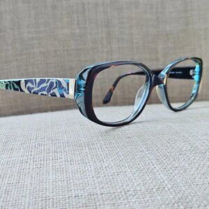 Vera Bradley Women Eyeglasses/Sunglasses Frame VB ELIZA KATALINA Blue KBS Glasse